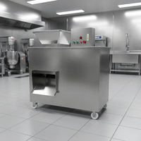 Machine industrielle de broyage d'os en acier inoxydable haute performance pour la production de pâte de bœuf, de poulet, de poisson et d'aliments pour animaux de compagnie