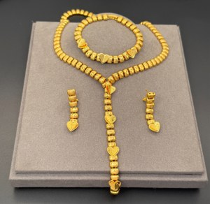 Juego de Joyería Africana Estilo Dubái de Alta Calidad, Chapado en Oro, para Bodas, Fiestas, Aniversarios, Regalo, Joyería de Boda - Product Image 6