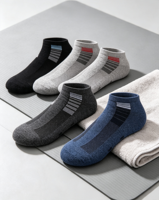 Chaussettes de sport en coton tricotées sur mesure ODM pour hommes, multicolores, 12 paires, taille 43-46, vente en gros