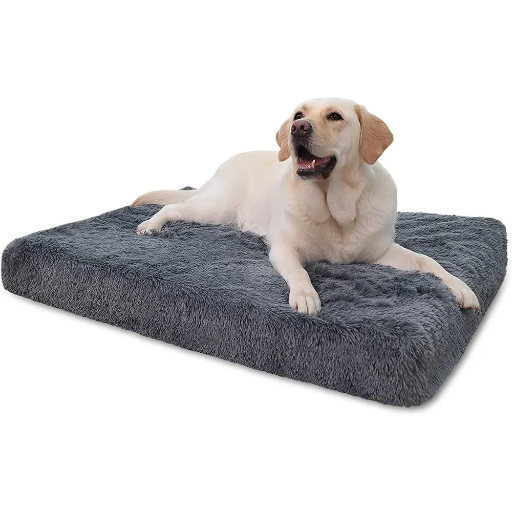Hondenkennel Pluche Huisdier Sponsmat Warm Comfort Medium En Grote Hond Bed Machine Wasbare Huisdier Kennel