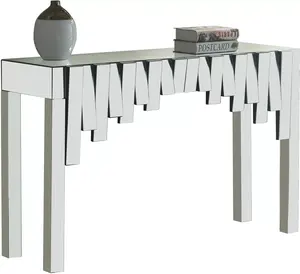 Mesa lateral espelhada para corredor, mesa de <span class=keywords><strong>console</strong></span> essencial para entrada contemporânea, design elegante e elegante - Product Image 4