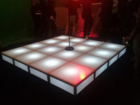 Décoration de boîte de nuit, plateforme de scène LED, éclairage de scène DJ LED