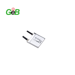 Cellules de poche Li NMC rechargeables <span class=keywords><strong>ultra</strong></span>-minces de 2,5 mm d'épaisseur, 60 mAh, NMC 3,7 V, 252020, batterie Li-polymère, lithium-ion polymère, Lipo - Product Image 5
