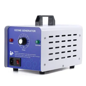 Qlozone portable mini plaque en céramique ozonateur de voiture ménage toilettes publiques purificateur d'air 5 g/h micro générateur d'ozone