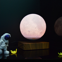 Lampe Lune Flottante Magnétique, Lampe à Lévitation Luna, Veilleuse Flottante, Globe Lumineux pour la Maison et le Bureau