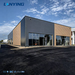 مبنى هيكل فولاذي مسبق الصنع للمستودعات والمصانع وورش العمل وحظائر الطائرات ومراكز التسوق والمصانع، عالي الجودة وحديث - Product Image 5