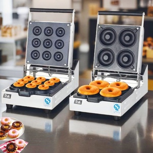 高生産性小型食品ベーカリー マイクロ4 6 in 1 ラウンドドーナツメーカー ミニドーナツマシン 家庭用ビジネスアイデア生産向け - Product Image 5