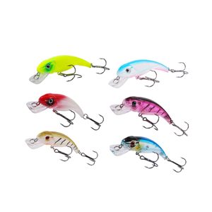 Ensemble de leurres de pêche durs en ABS et métal de 5,2 cm et 6,3 g avec yeux 3D, 5 couleurs, design bionique pour la pêche en rivière - Product Image 1