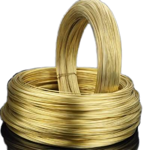 Alambre de cobre amarillo de alta calidad, tipo de cobre rojo, latón de grado para soldar y cortar, patrón de tira de alambre eléctrico - Product Image 1