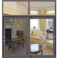 Fenêtre coulissante double en verre isolé, fenêtre de maison, style japonais, nouveau design