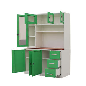 <span class=keywords><strong>Meuble</strong></span> <span class=keywords><strong>de</strong></span> <span class=keywords><strong>rangement</strong></span> polyvalent en métal pour cuisine et buanderie – Solution économique pour la maison - Product Image 3