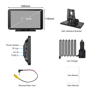 7 "IPS HD màn hình di động không dây Carplay màn hình không dây Android Auto Car hiển thị phổ đa phương tiện Car Stereo <span class=keywords><strong>DVD</strong></span> <span class=keywords><strong>Player</strong></span> - Product Image 4