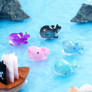 Miniaturas de Animales Marinos de Resina, Figuras de Tiburón Ballena para Casa de Muñecas, Jardín de Hadas, Acuario, Decoración de Fiestas - Product Image 2