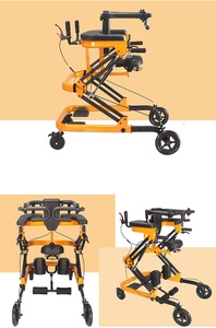 Advanced Standing <strong>Gait</strong> Trainer Adult Rehabilitation <strong>Walker</strong> Dual Gas Spring Adjustable 58-130cm Anti-Tipping Design - Product Image 3