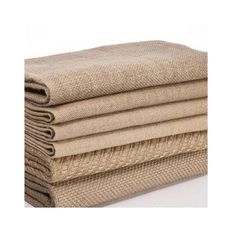 High quality Canvas Bag Sack Jute Fabric Lining With Cotton Mesh Burlap Cloth