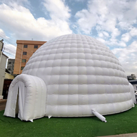 Nouvelle tente d'air gonflable Leap lumière LED dôme événement spectacle tente couleur personnalisée spectacle discothèque Igloo Camping tente