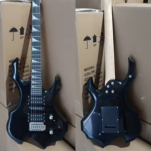 Guitare électrique bon marché personnalisée de haute qualité, kit de guitare électrique à 6 cordes, <span class=keywords><strong>basse</strong></span> fabriquée en Chine - Product Image 2