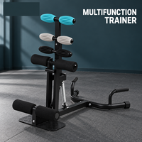 FLOWA Factory Best Seller Sport Deep Squat Machine Adjustable Glutes Trainer Core Leg Push up Workout Machine for Home Gym