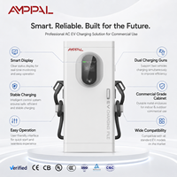 AMPPAL Nouvelle Énergie 60KW 90KW 120KW 160KW 180KW 240KW Station de Recharge DC Double Pistolet pour Véhicules Électriques, Usage Domestique et Commercial