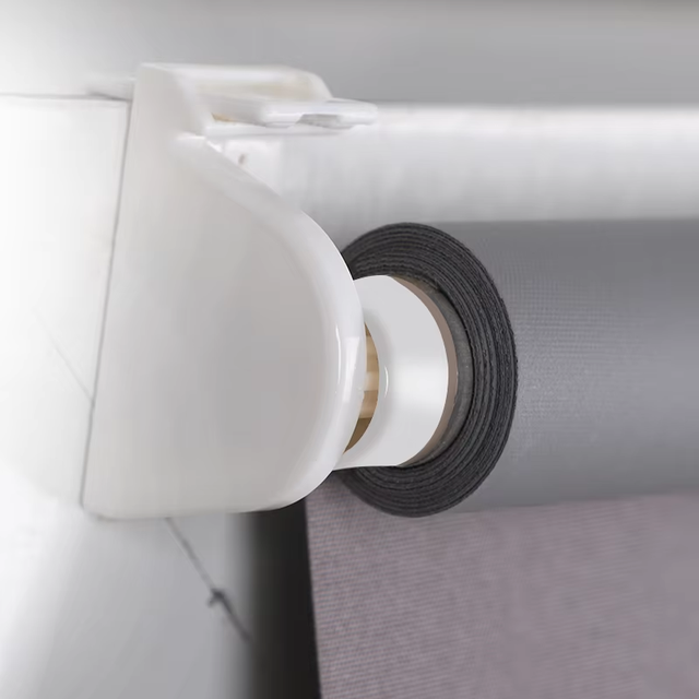 Standard 17mm Mini System Blackout Roller Blinds with Solid Fabric Easy to Install for Windows