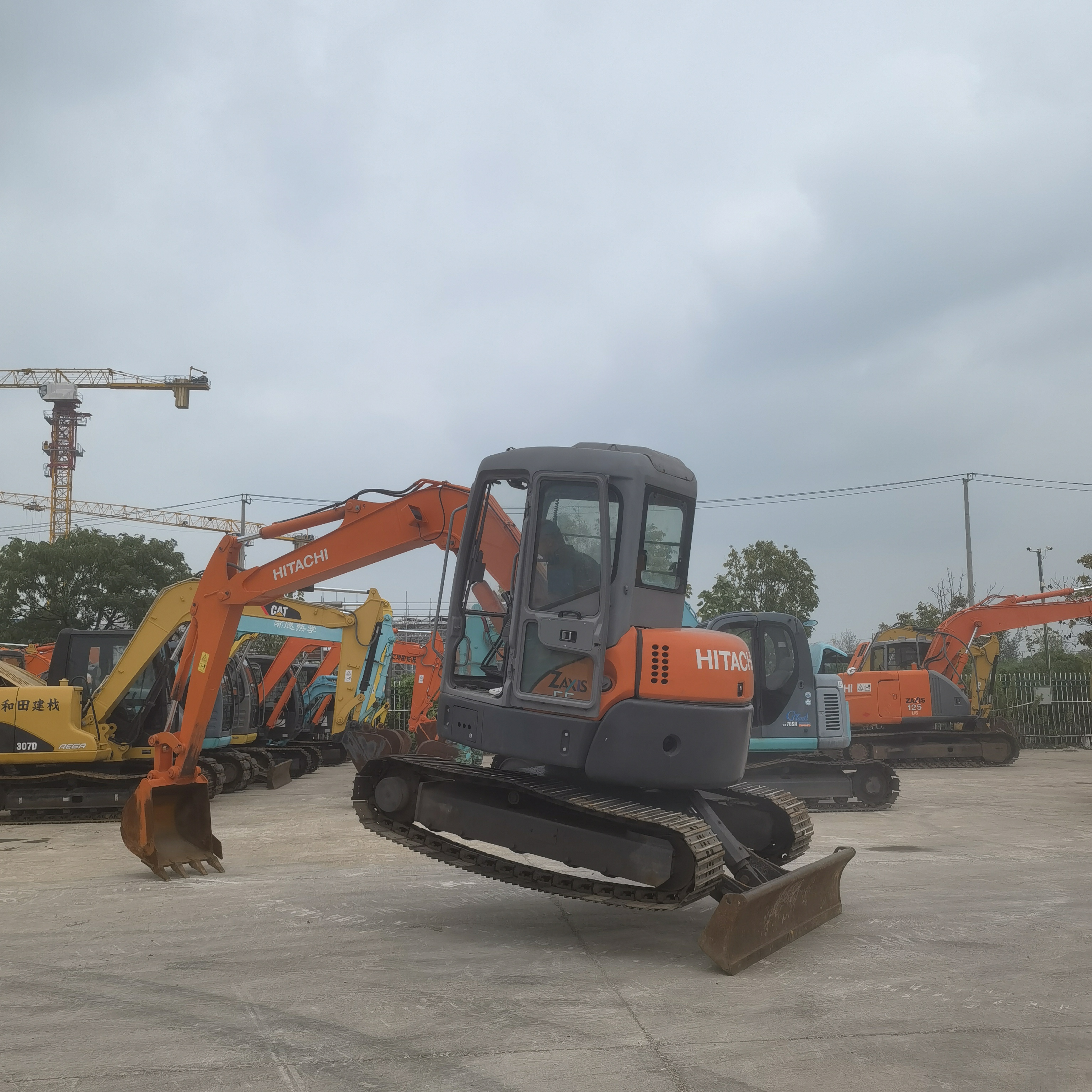 Japan Made Hitachi ZX55 Mini Digger ,Hitachi Zaxis 55 Tracked