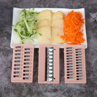 Mandoline manuelle multifonction durable pour frites, oignon, fruits et légumes, mini-râpes en plastique, trancheuse à fromage de cuisine