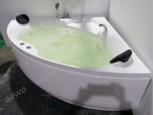 Bañera en forma de riangle Hydro <span class=keywords><strong>Spa</strong></span> para 2 personas, muebles de exterior, equipo de salón de belleza - Product Image 3