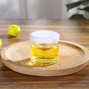 Bocal en verre transparent de 50ml 75ml avec couvercle avec logo personnalisé pour Nid d'oiseau <span class=keywords><strong>Crea</strong></span> - Product Image 3