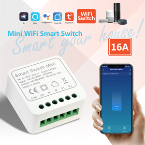 {Nhà sản xuất} tuya 16A 10A Wifi chuyển đổi thông minh ngắt mô-đun hỗ trợ cuộc sống thông minh ứng dụng điều khiển từ xa chuyển đổi giọng nói tiếp sức hẹn giờ - Product Image 4