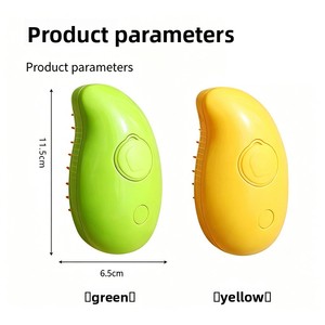 <span class=keywords><strong>Brosse</strong></span> de massage ultrasonique personnalisable pour animaux de compagnie, en silicone, pour le brossage des poils de chat, <span class=keywords><strong>brosse</strong></span> de bain douce pour chiens et chats, directement de l'usine - Product Image 4