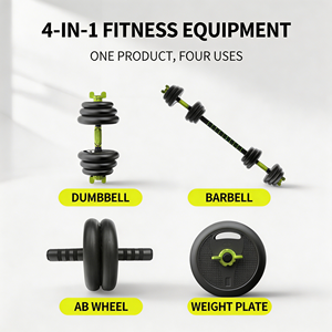 <span class=keywords><strong>Mancuernas</strong></span> de Acero, Equipo de Fitness para Hombre, Barra Multifuncional para el Hogar, Un Par, Peso Ajustable, para Fisicoculturismo - Product Image 2
