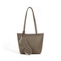 Sac fourre-tout Zenos en cuir véritable, élégant, polyvalent, résistant à l'eau, avec surpiqûres apparentes, pour porter à l'épaule, en bandoulière ou pour les trajets quotidiens