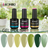 RONIKI, choix populaire, gel coloré végan sans cruauté, formule sûre, adapté aux ongles sensibles, distributeur mondial