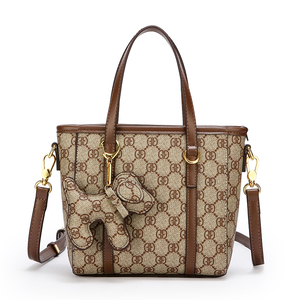Bolso de Mano de Lujo de Alta Gama para Mujer, Mochila Cruzada de Gran Capacidad, Material PU Moderno, Bolso Casual Resistente - Product Image 1