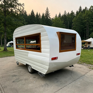 Chariot de restauration mobile au design original pour la vente de café et de burgers en extérieur, remorque alimentaire - Product Image 5