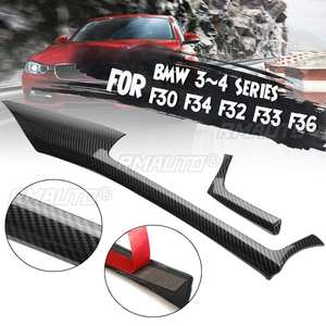 2 ชิ้น/ชุดคาร์บอนไฟเบอร์สไตล์แผงควบคุมกลางสำหรับ BMW F30 F34 F32 F33 F36 - Product Image 2