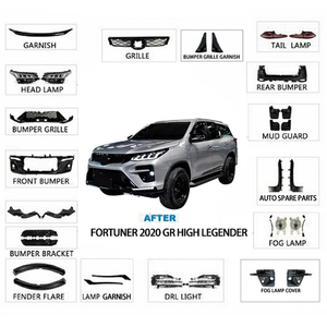 Aggiornamento fari a LED e fanali posteriori per Toyota Fortuner 2016-2019 nuove condizioni per 2020 GR High Legender - Product Image 2