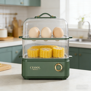 Vente en gros usine – Nouveau Cuiseur <span class=keywords><strong>Vapeur</strong></span> Électrique Mini pour Œufs, Tendance 2026, Arrêt Automatique, Multifonctionnel, Cuisson Rapide - Product Image 2