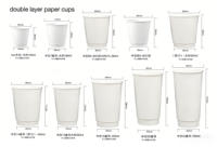 Gobelets en papier jetables noirs avec couvercle, revêtement PE, imperméables, double paroi, 90 mm, qualité alimentaire, gobelets à café en papier à double paroi pour emporter