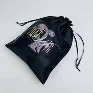 Bolsas de Satén con Cordón, Impresas en Varios Colores, Bolsas de Regalo Personalizadas para Joyería de Marca, para Pequeñas Empresas - Product Image 4