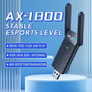 Nhà Máy Ban Đầu 1800Mbps 2 Anten 2.4G 5Ghz Dual Band Wifi USB <span class=keywords><strong>Adapter</strong></span> Trình Điều Khiển Không Dây Miễn Phí Card Mạng Cho Các Cửa Sổ <span class=keywords><strong>7</strong></span> 10 11 - Product Image 6