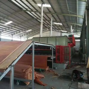 Placage de trancheuse de séchage, <span class=keywords><strong>tour</strong></span> à bûches/placage de trancheuse demi-ronde, placage de visage d'épluchage rotatif. - Product Image 1