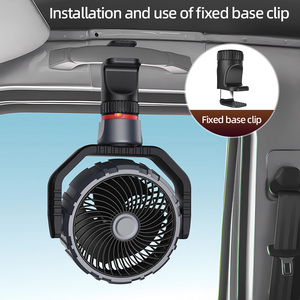 Big Size 7 Inches <b>Car</b> Fan Truck Fan Adjustable Stepless Wind Speed Suitable for 12V 24V Vehicle Brushless <b>Clip</b> Fan - Product Image 5