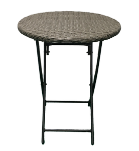 Mây Patio Bistro gấp ghế và bảng thiết lập đồ nội thất ngoài trời bộ với chống gỉ <span class=keywords><strong>3</strong></span> mảnh Bistro Bộ ghế có thể gập lại - Product Image 5