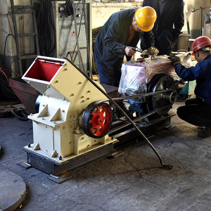 600*400 bottiglia di vetro Diesel martello mulino portatile martello frantoio per il riciclaggio di vetro - Product Image 1