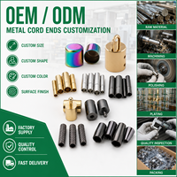 Embouts métalliques personnalisés pour cordons, aglets, embouts de lacets, embouts de cordon de serrage, connecteurs tubulaires pour sweats à capuche, vêtements, sacs, bijoux