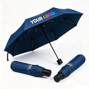 Full Print UV Three Folding <b>Umbrella</b> Pongee Windproof Rain <b>Umbrella</b> With Logo Classic Promotion Gift Person Custom Logo <b>Umbrella</b> - Product Image 1