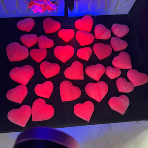 Alta Qualidade Reiki <span class=keywords><strong>Gemstone</strong></span> Healing Stone Preço De Atacado Coração De Cristal De Rubi Coração Para Decoração De Casa - Product Image 2