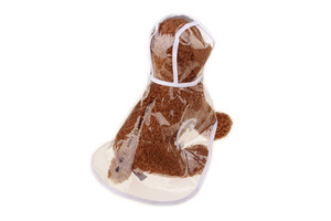 Vestiti per cani impermeabili multifunzionali di vendita caldi felpa con cappuccio colorata trasparente impermeabile per animali domestici - Product Image 2