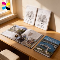 Livre relié personnalisé haut de gamme pour l'édition de romans et de fictions, impression avec couverture rigide, pelliculage mat, écologique, faible MOQ